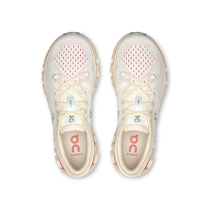 tenis-on-running-cloud-x-4-feminino-branco-salmao