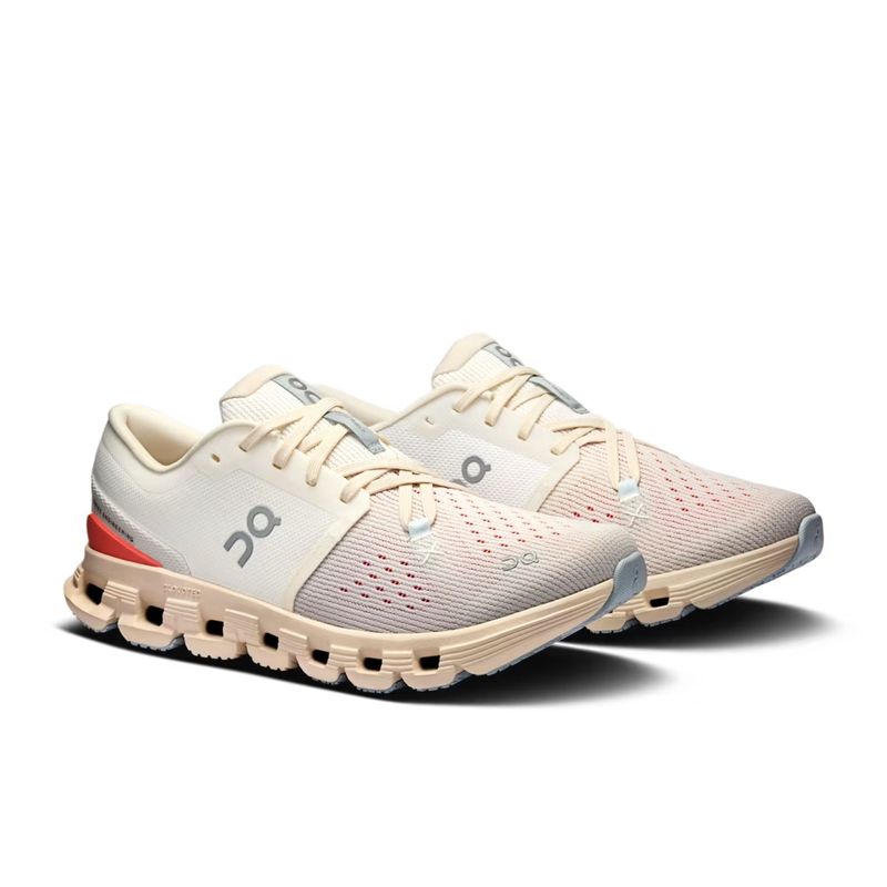 tenis-on-running-cloud-x-4-feminino-branco-salmao