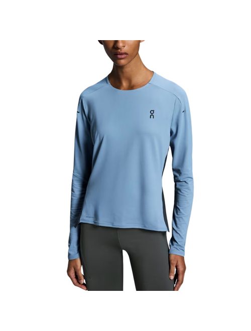 Camiseta Manga Longa On Running Performance Long-T Feminina - Azul