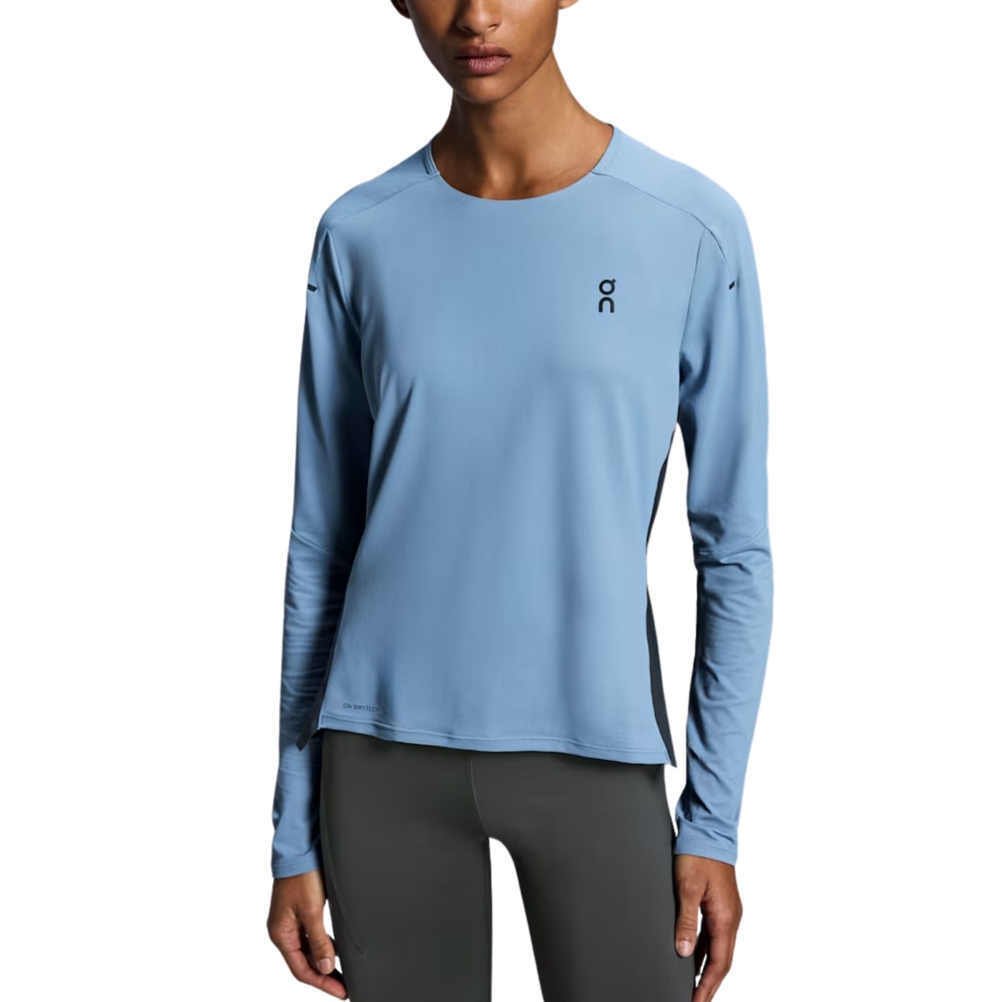 Camiseta Manga Longa On Running Performance Long-T Feminina - Azul