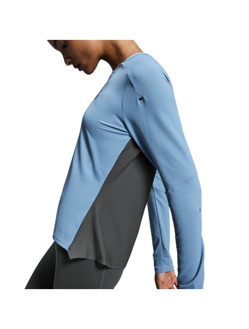 Camiseta Manga Longa On Running Performance Long-T Feminina - Azul