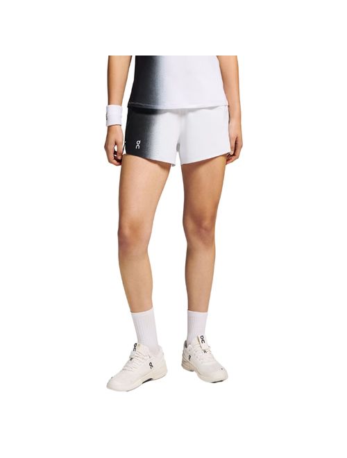 Shorts On Running Court Feminino - Branco/Preto