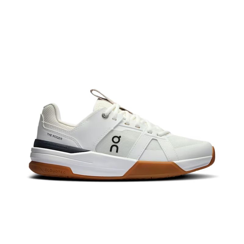 tenis-on-running-the-roger-clubhouse-pro-youth-infantil-branco-marrom