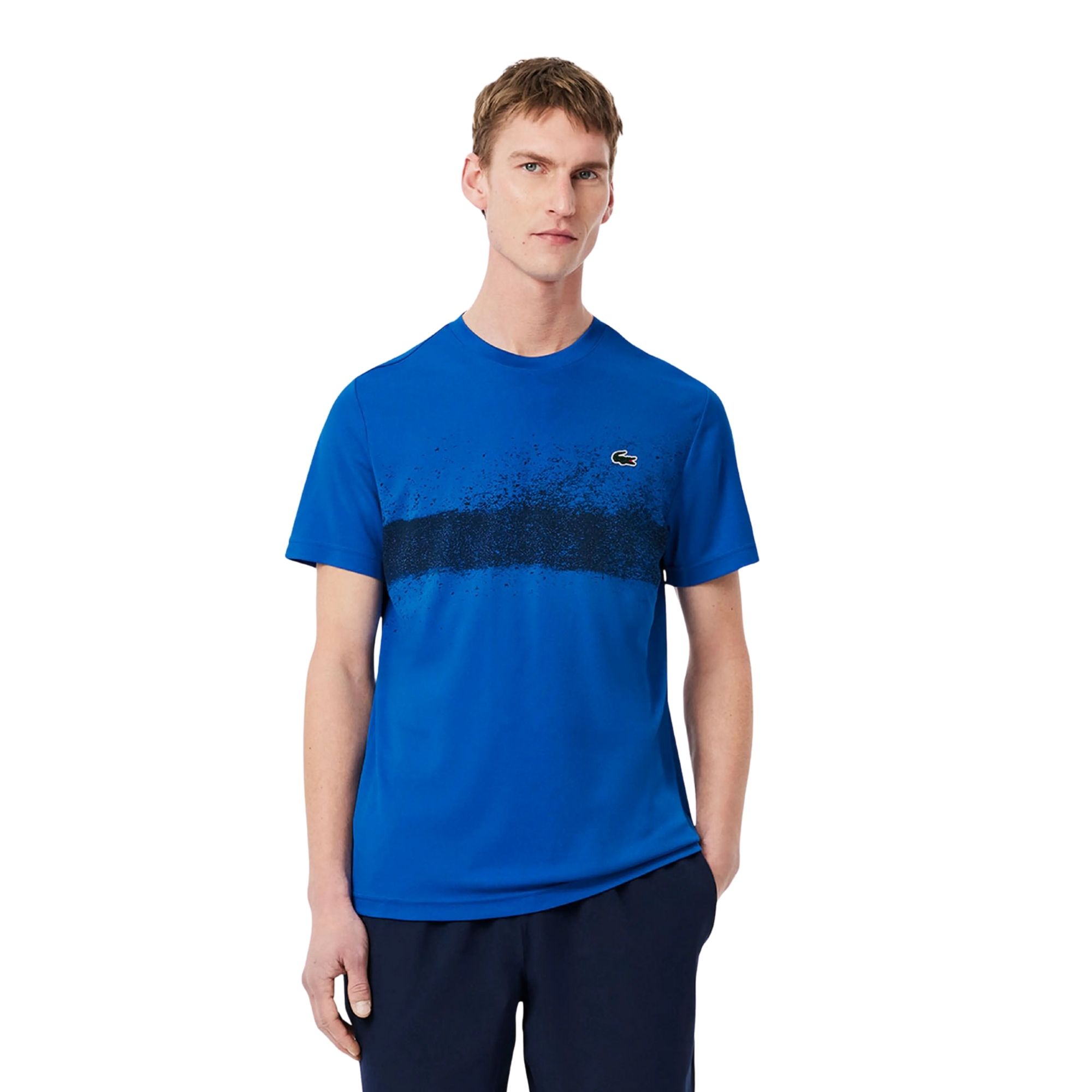 Camiseta Lacoste Sport Tennis X Novak Djokovic Masculina - Azul
