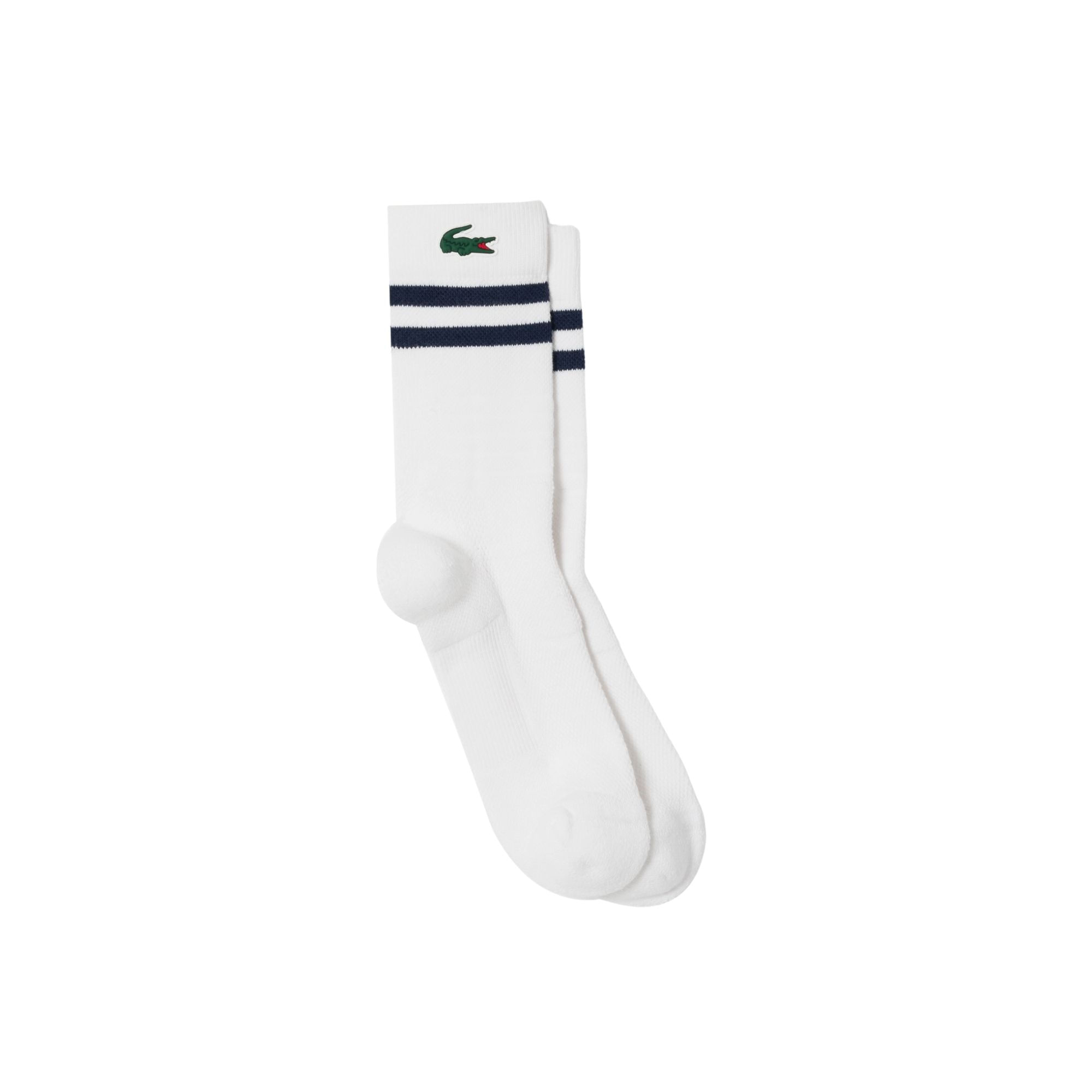 Meia Lacoste Sport Masculina - Branca/Azul