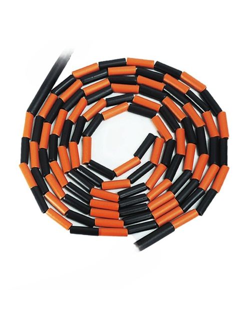 Corda De Pular Body Sculpture Pular Body Sculpture Unissex - Preta/Laranja