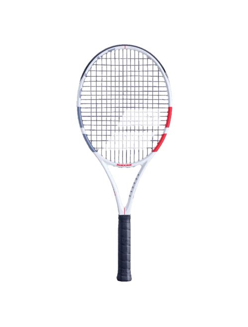 Raquete De Tênis Babolat Strike Evo Unissex - Branca/Vermelha