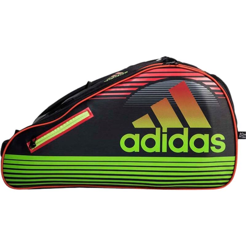 raqueteira-adidas-tour-unissex-preta-verde