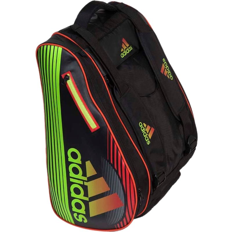 raqueteira-adidas-tour-unissex-preta-verde