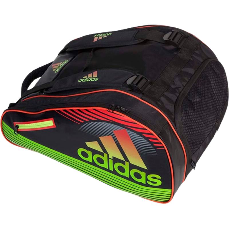 raqueteira-adidas-tour-unissex-preta-verde