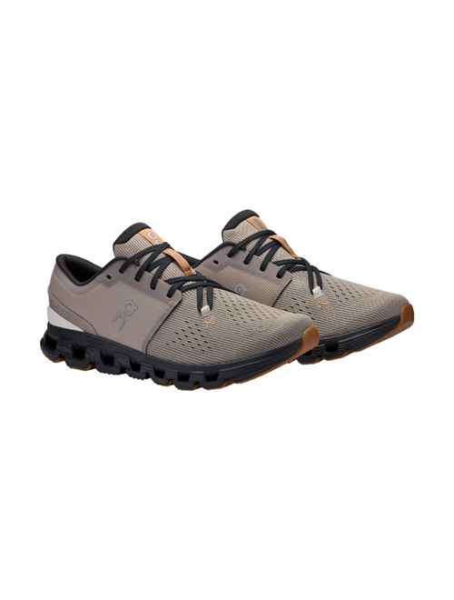 Tênis On Running Cloud X 4 Masculino - Marrom