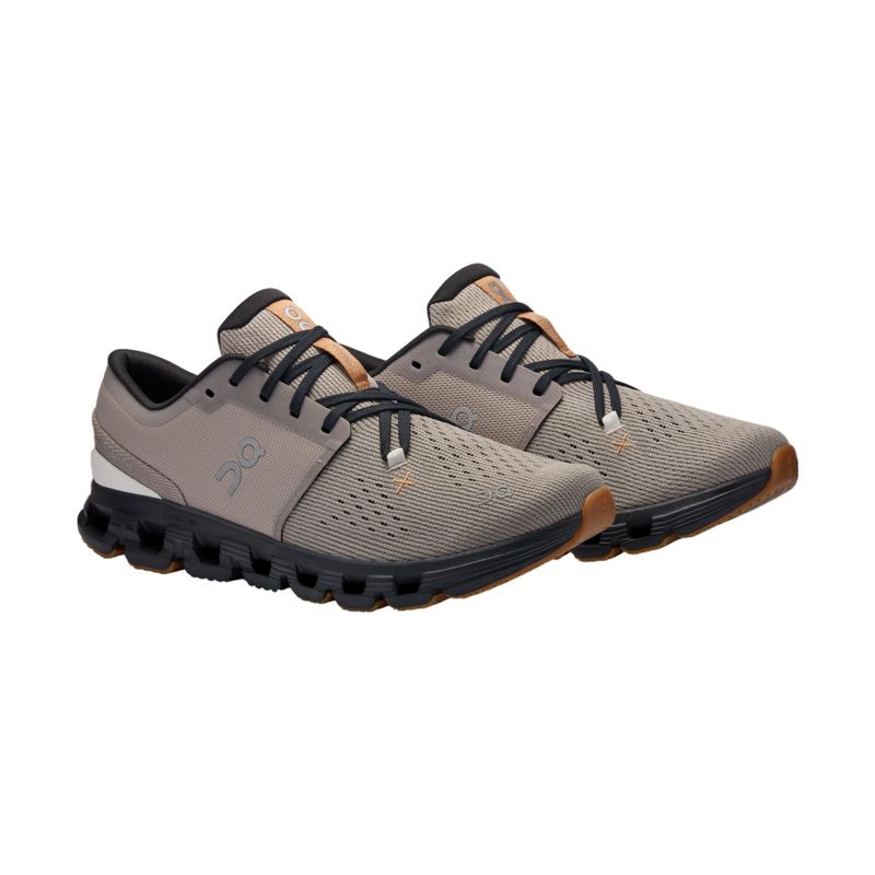 tenis-on-running-cloud-x-4-masculino-marrom