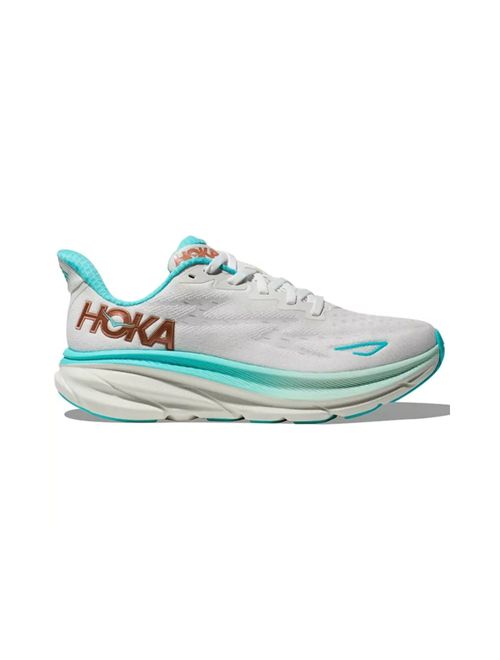 Tênis Hoka Clifton 9 Feminino - Branco/Azul