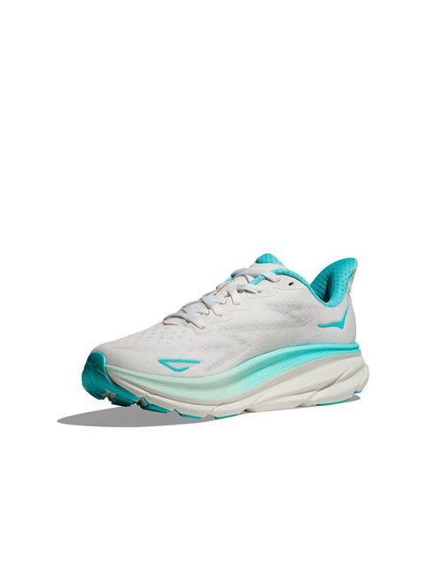 Tênis Hoka Clifton 9 Feminino - Branco/Azul
