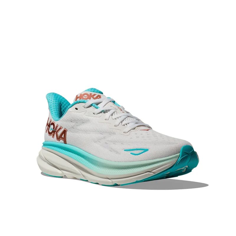 tenis-hoka-clifton-9-feminino-branco-azul