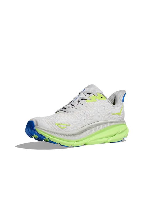 Tênis Hoka Clifton 9 Masculino - Cinza/Verde