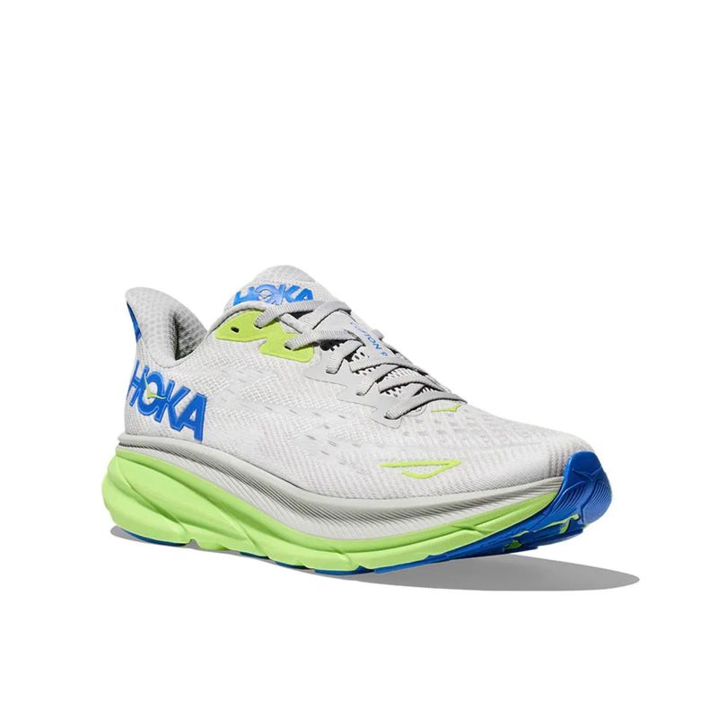 tenis-hoka-clifton-9-masculino-cinza-verde