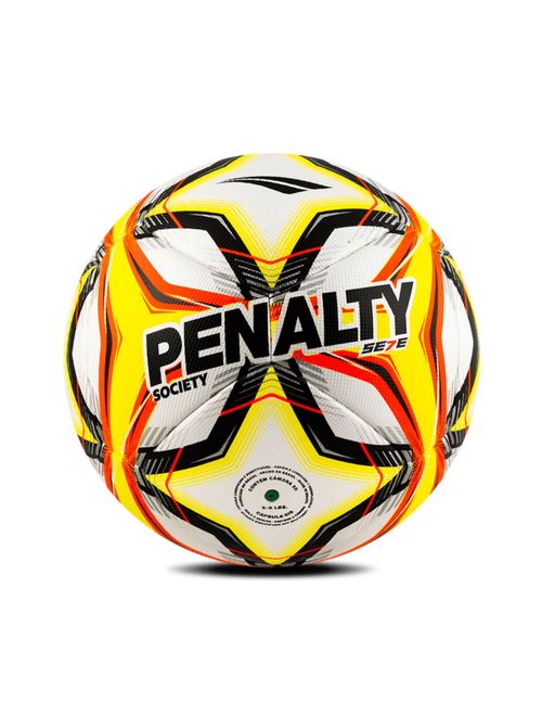 Bola Society Penalty Se7E Pro XXV Unissex - Branca/Amarela