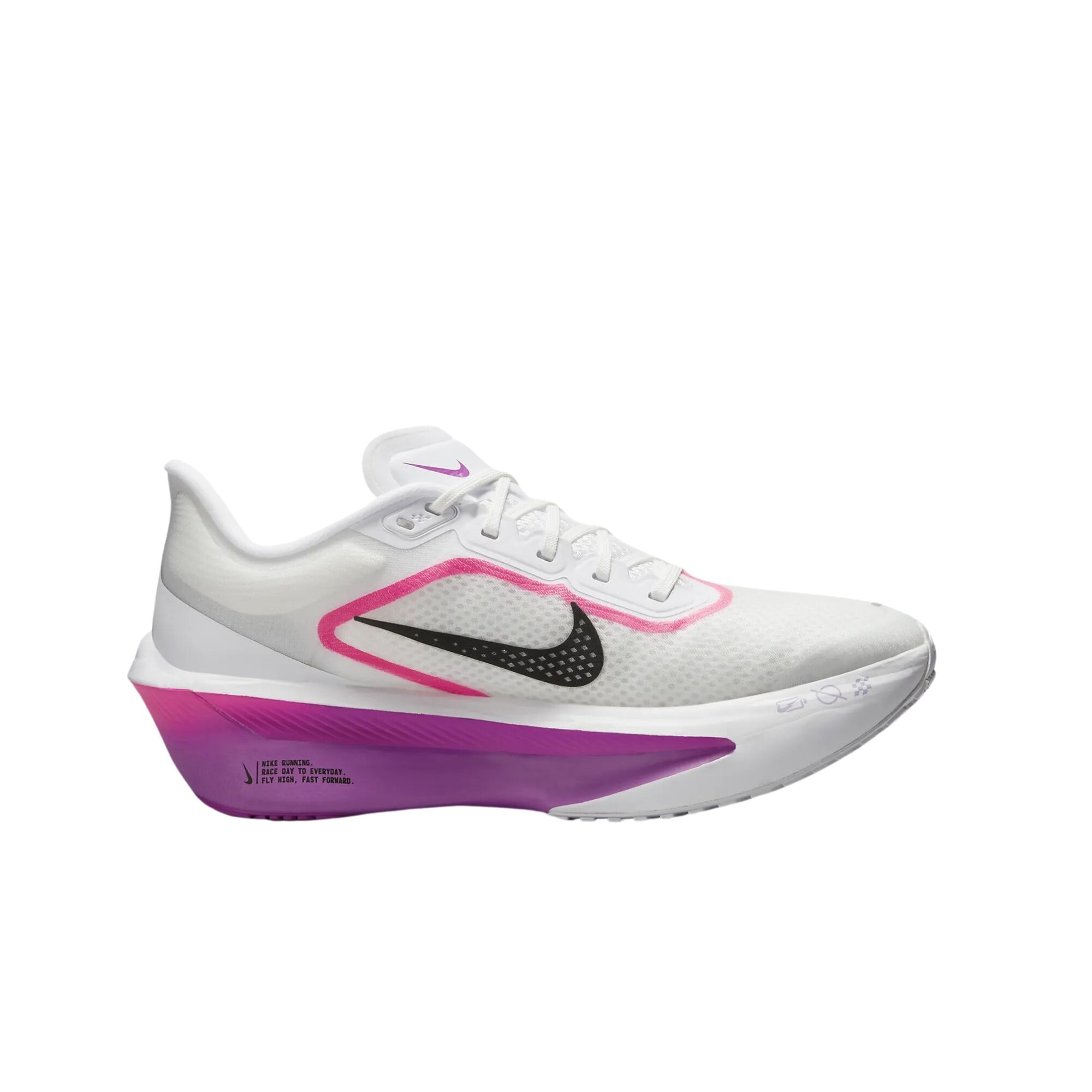 Tênis Nike Zoom Fly 6 Feminino - Branco/Rosa
