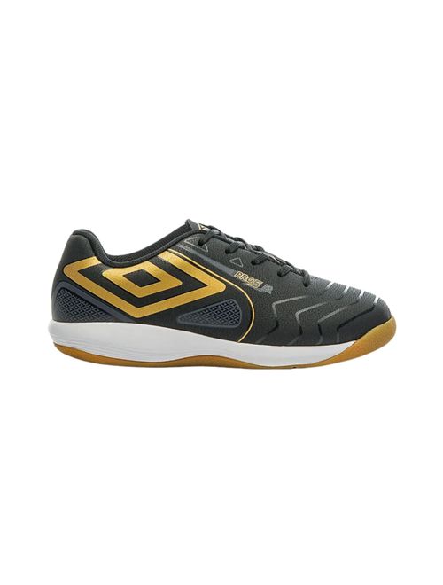 Chuteira Futsal Umbro Pro 5 Infantil - Preta/Dourada