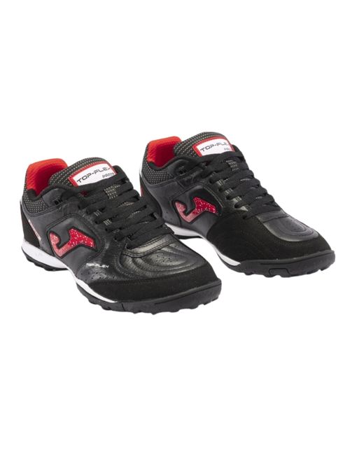 Chuteira Society Joma Top Flex Turf Masculina - Preta/Vermelha