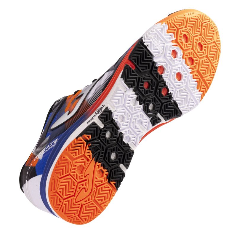 chuteira-futsal-joma-regate-rebound-24-masculina-preta-laranja