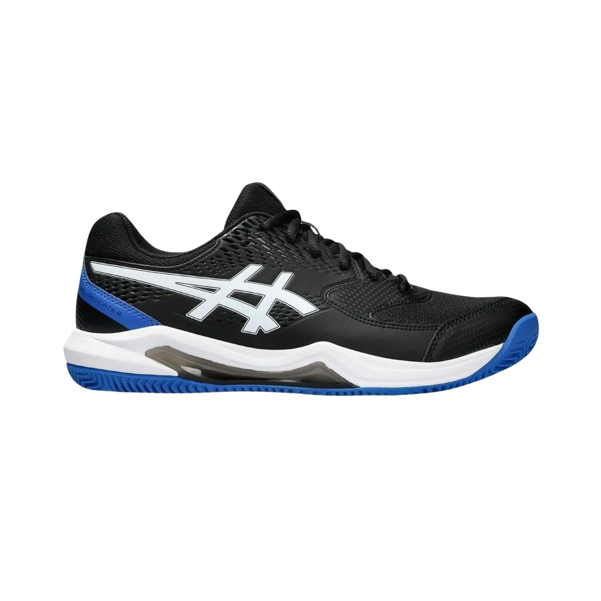 Tênis Asics Dedicate 8 Clay Masculino - Preto/Azul