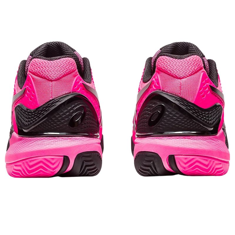 tenis-asics-resolution-9-clay-masculino-rosa-preto