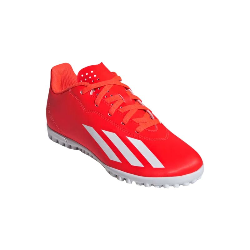 chuteira-society-adidas-x-crazyfast-club-4-infantil-vermelha-branca