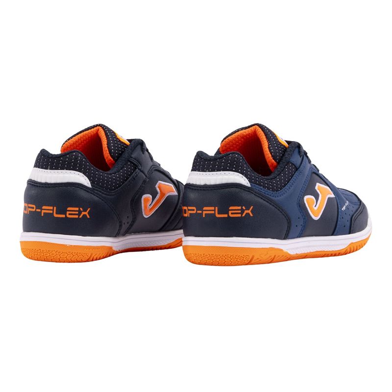 Chuteira-Futsal-Joma-Top-Flex-Infantil---Azul-Laranja