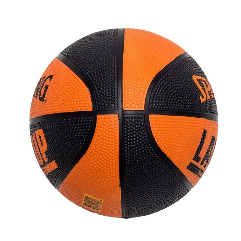Mini-Bola-Basquete-Spalding-Lay-Up-Baby-Unissex---Laranja-Preta