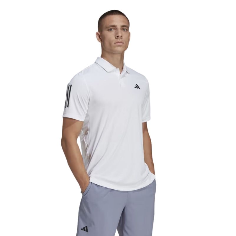 Camisa-Polo-Adidas-Club-3-Listras-Masculina---Branca