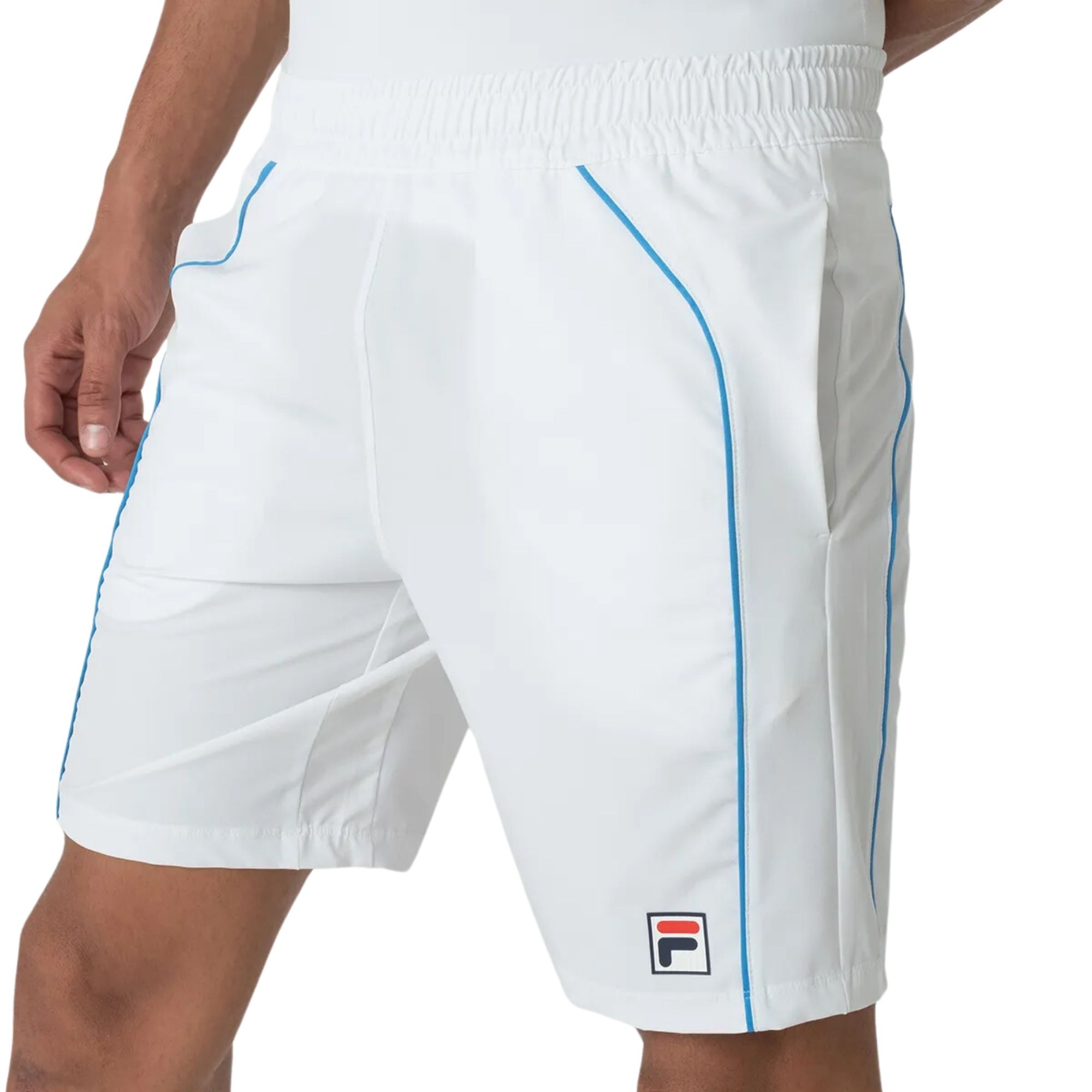 Shorts Fila Backspin Color Block Masculino - Branco/Cinza