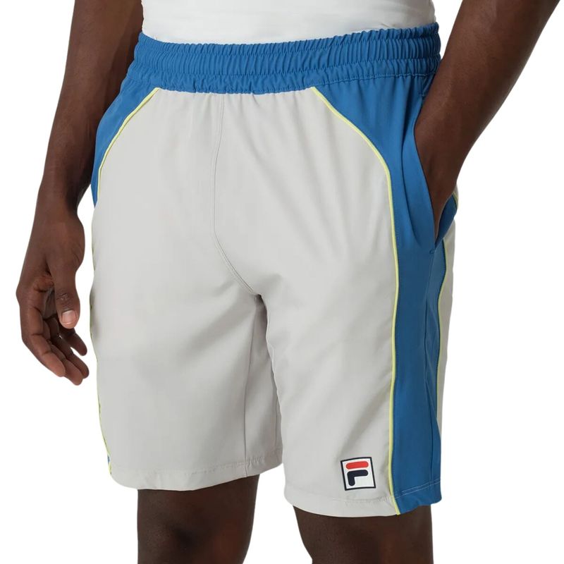 Shorts-Fila-Backspin-Color-Block-Masculino---Cinza-Azul