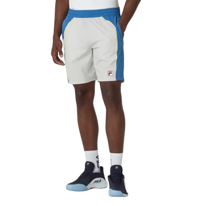 Shorts-Fila-Backspin-Color-Block-Masculino---Cinza-Azul