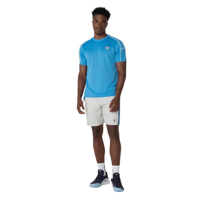 Shorts-Fila-Backspin-Color-Block-Masculino---Cinza-Azul