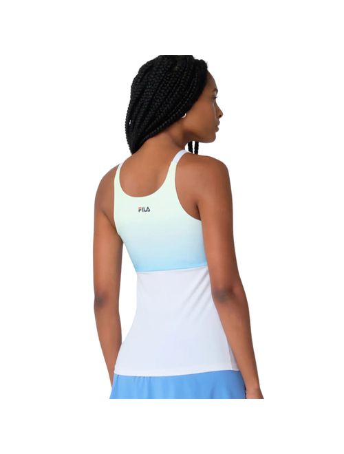 Regata Fila Backspin Cami Tank Top Feminina - Branca/Azul