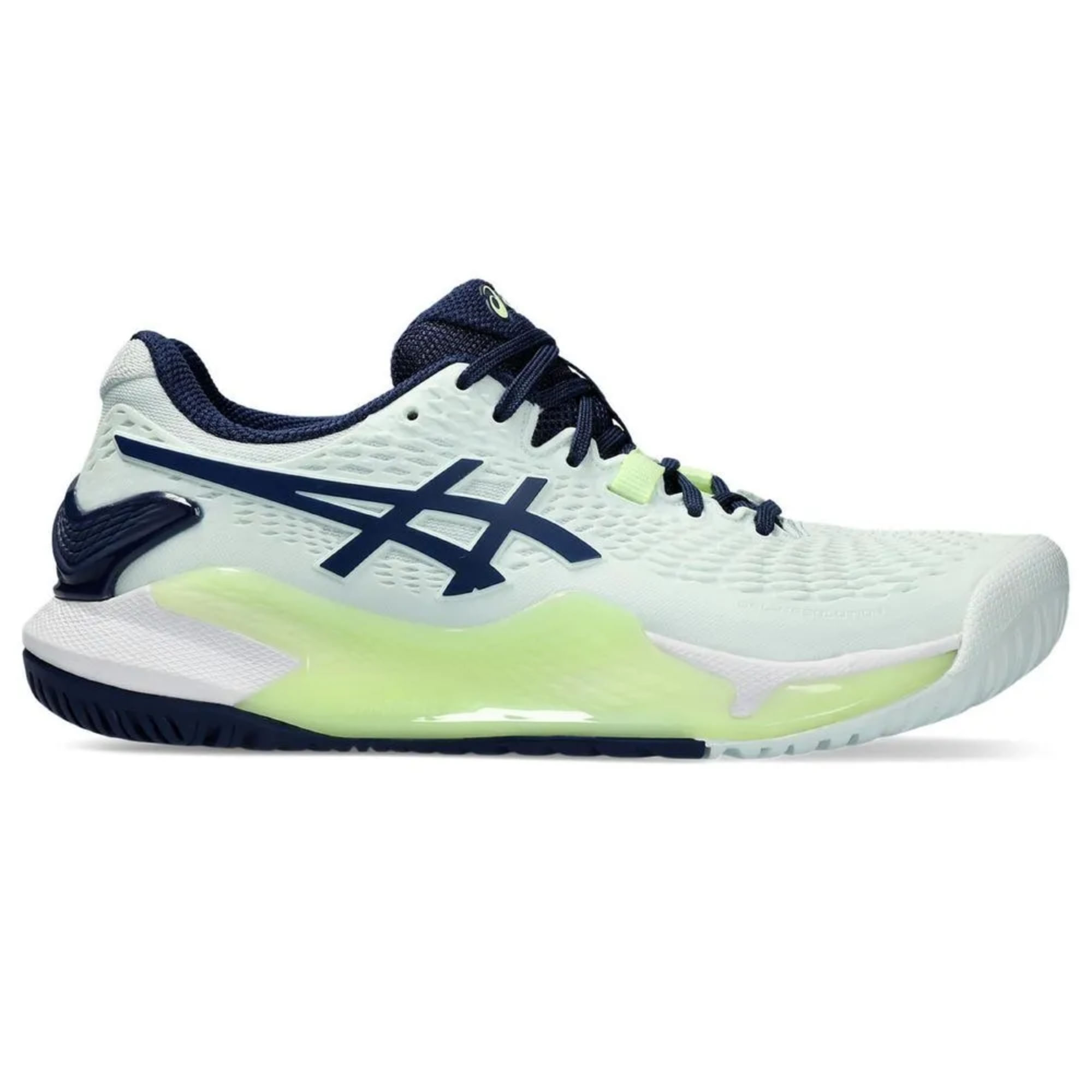 Tênis Asics Resolution 9 Feminino - Verde/Marinho