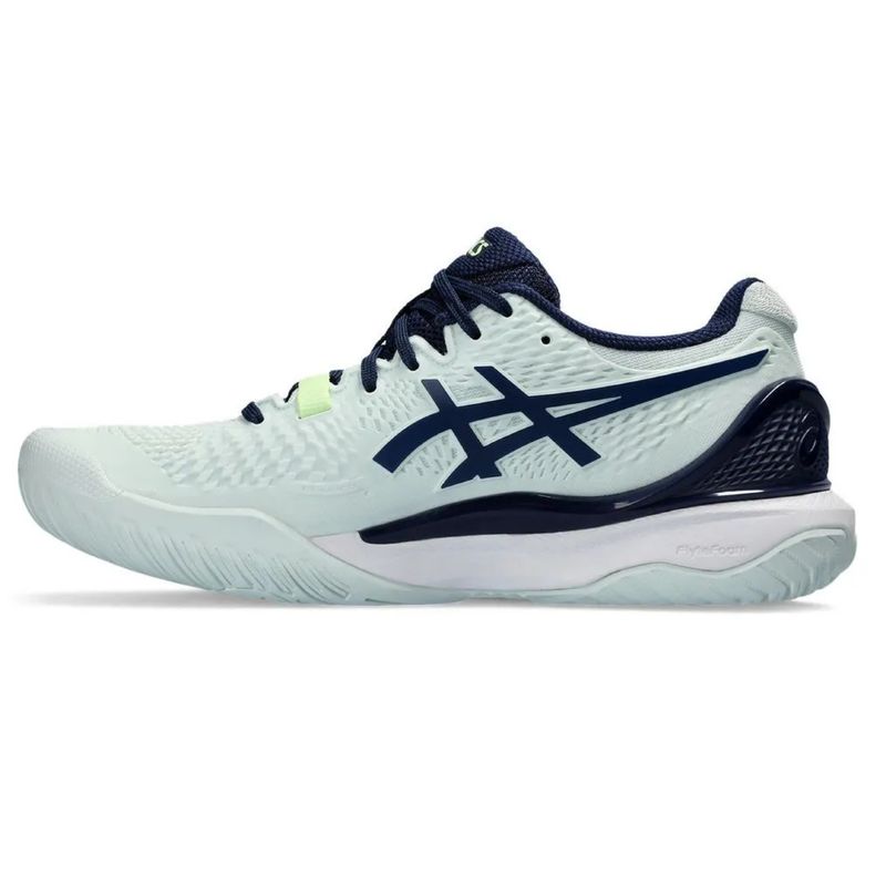 Tenis-Asics-Gel-Resolution-9---Feminino---Verde-Azul