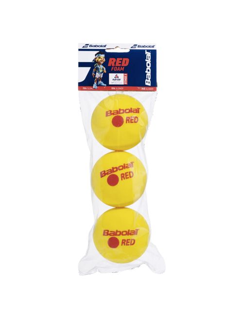 Bola de Tênis Babolat Red Felt X3 Unissex - Amarela/Vermelha