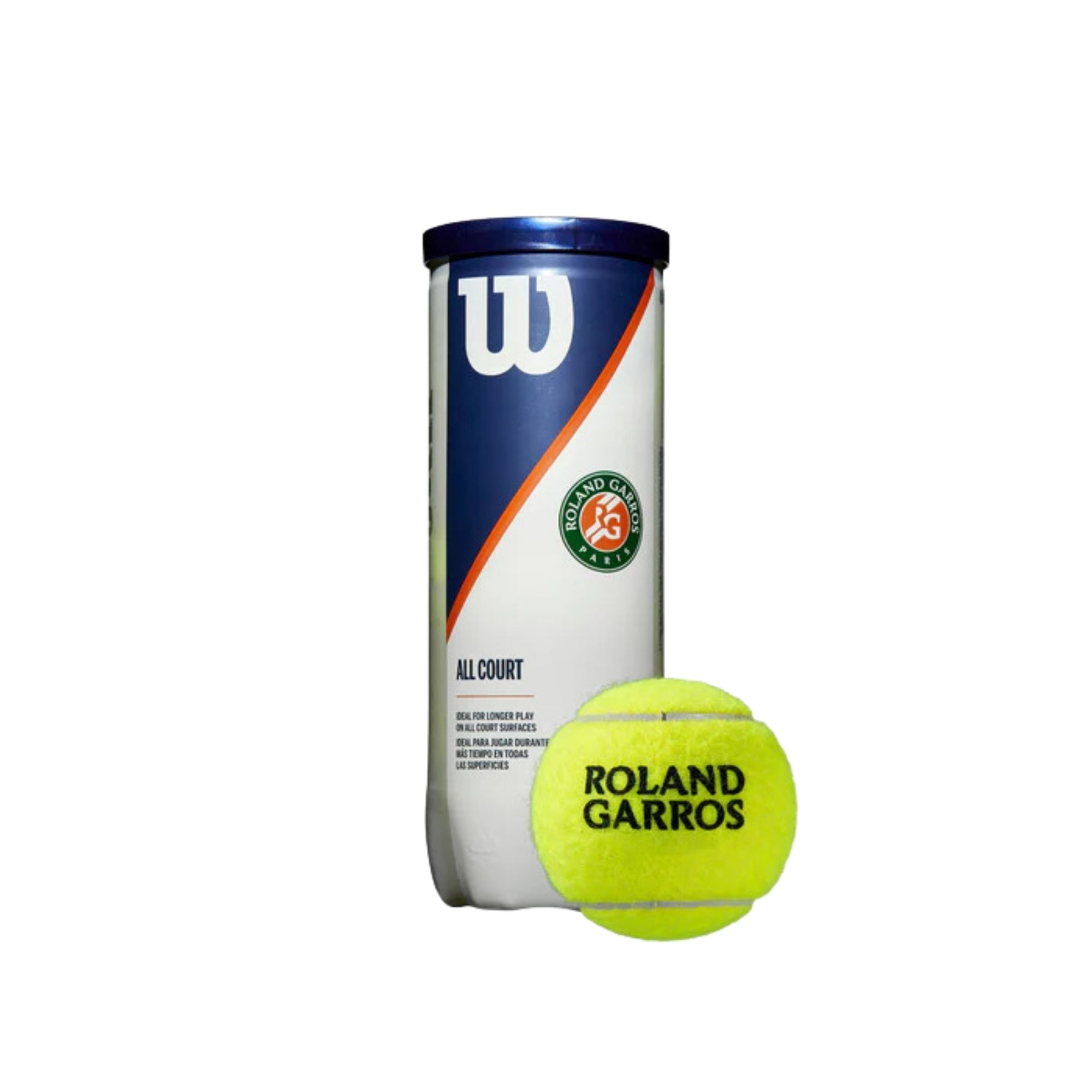 Bola de Tênis Wilson Roland Garros All Court Unissex - Amarela