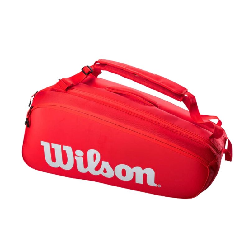 Raqueteira-Wilson-Super-Tour-X9-Pack-Bag-Unissex---Vermelha