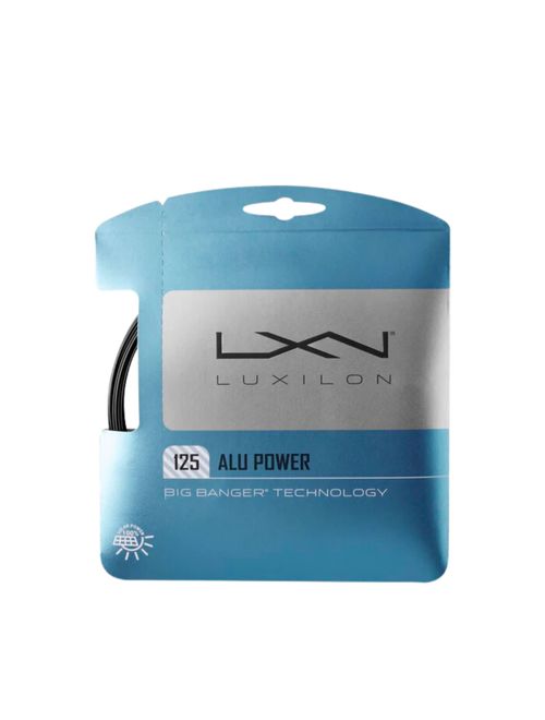 Corda Para Raquete Wilson Luxilon Alu Power 125 Unissex - Preta