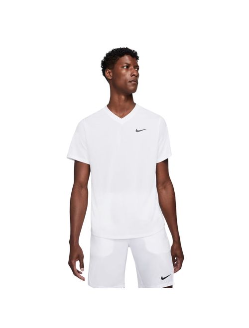 Camiseta Nike Court Dri-Fit Victory Masculina - Branca