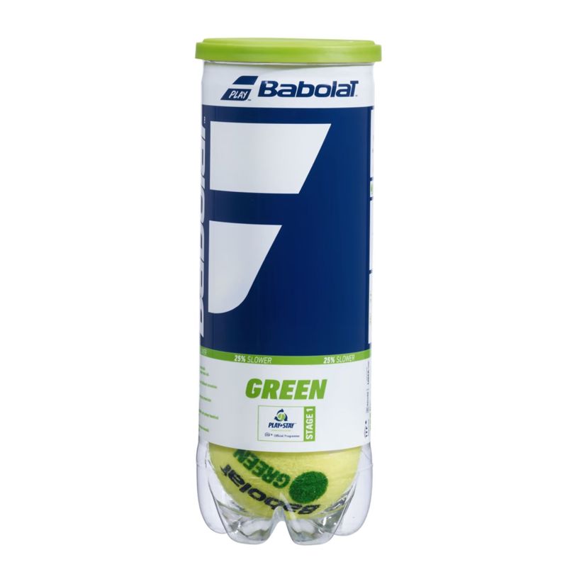 Kit-Bolinhas-Babolat-Green-X3-Unissex---Amarela