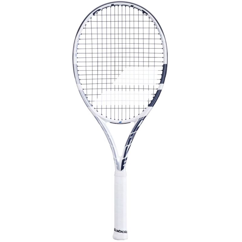 Raquete-De-Tenis-Babolat-Pure-Drive-Wimbledon-300-Unissex---Branca-Cinza