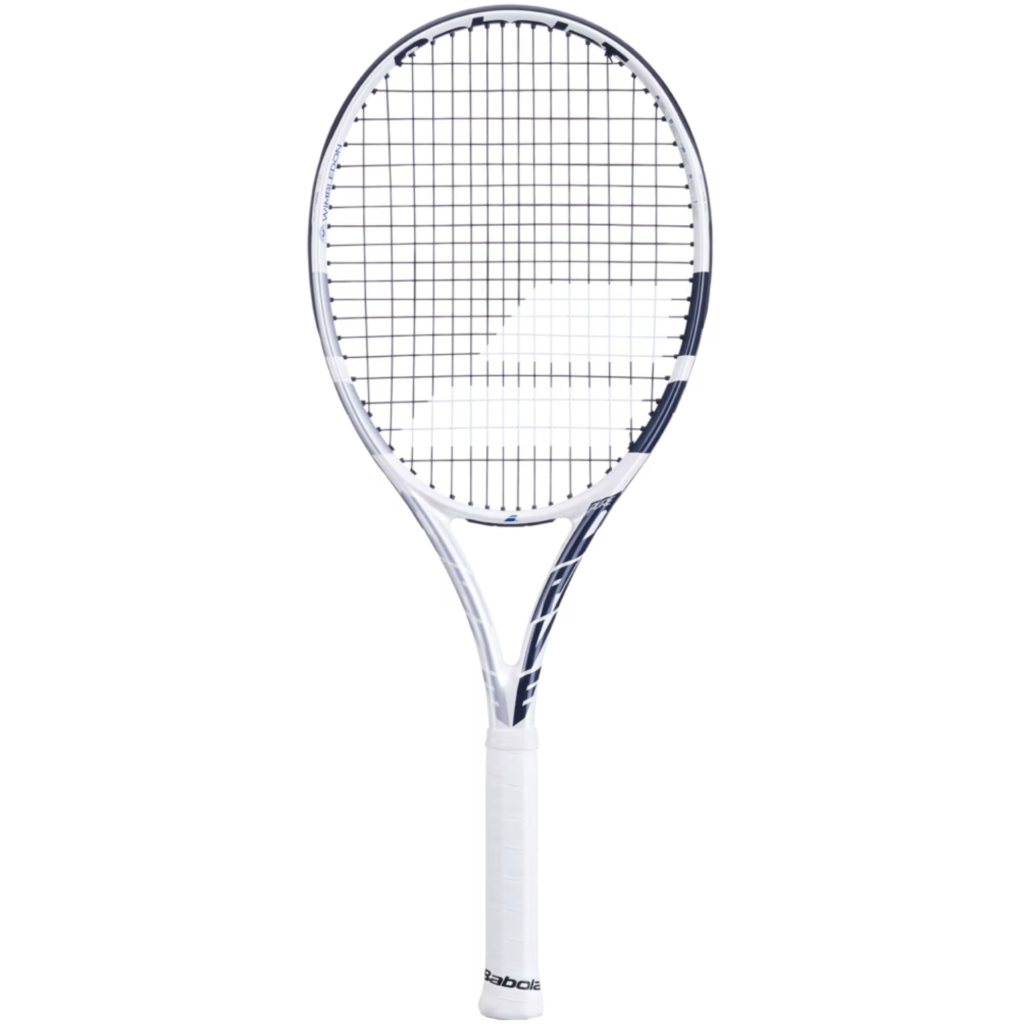 Raquete De Tênis Babolat Pure Drive Wimbledon 300 Unissex - Branca/Cinza