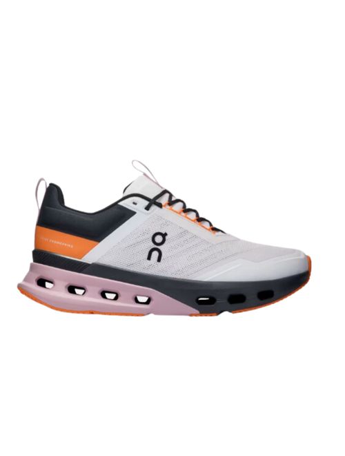 Tênis On Running Cloudnova X 1 Feminino - Branco/Laranja