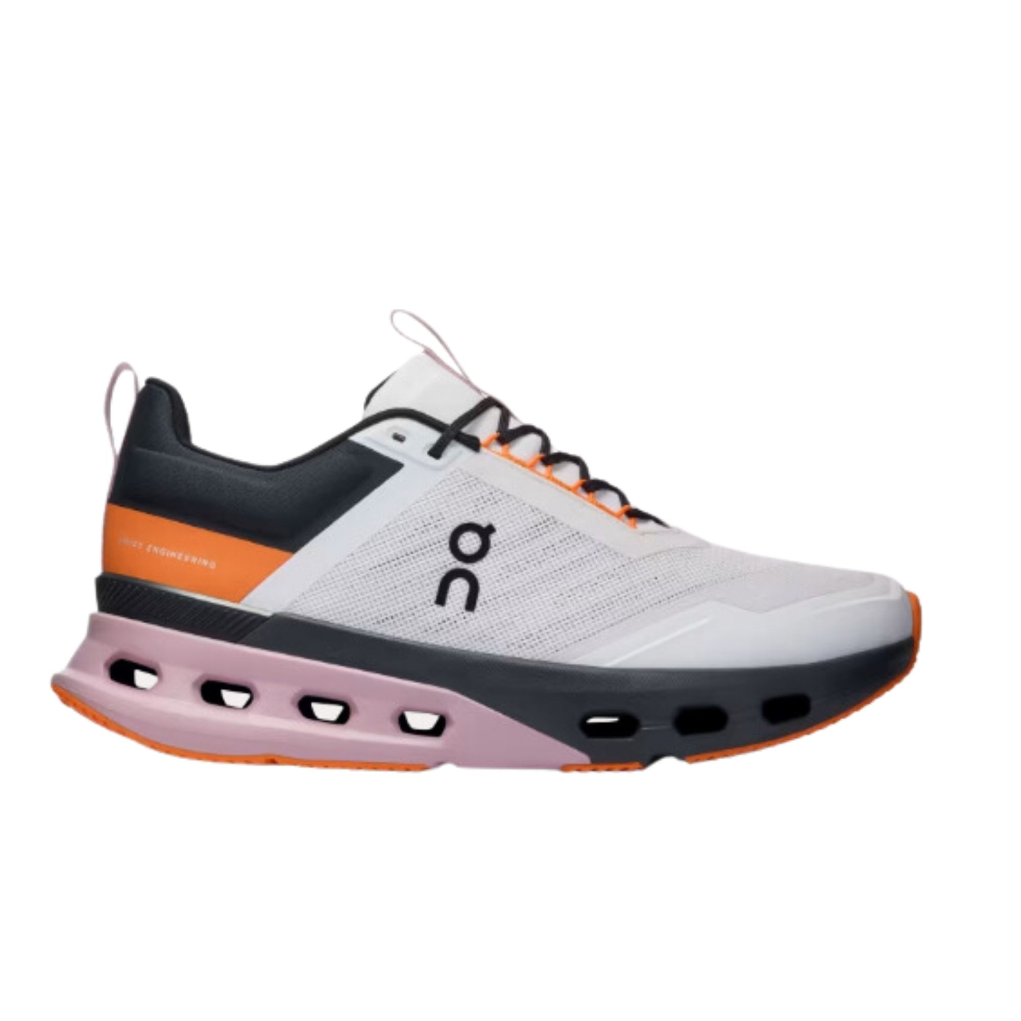 Tênis On Running Cloudnova X 1 Feminino - Branco/Laranja