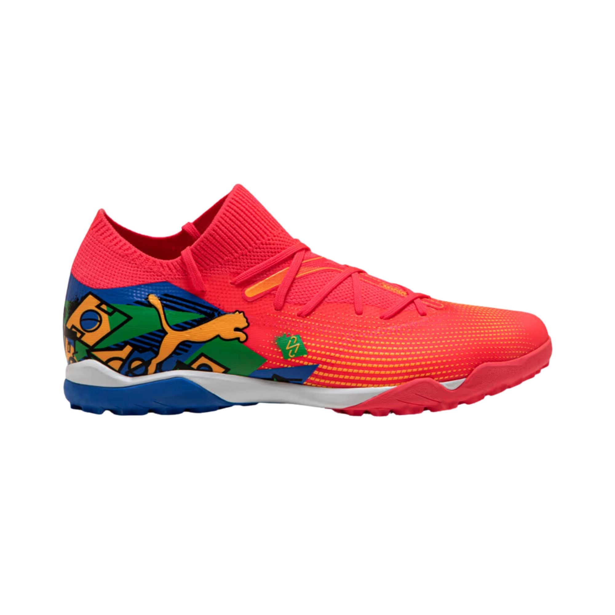 Chuteira Society Puma Future 7 Match Neymar Jr Masculina - Laranja